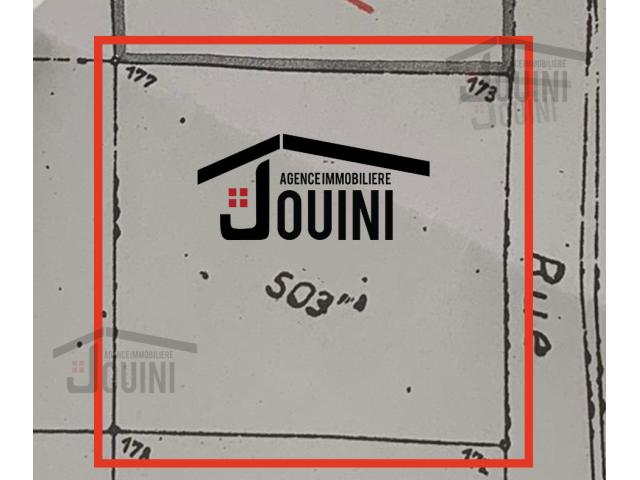 Terrain de 503 m² à Borj Louzir