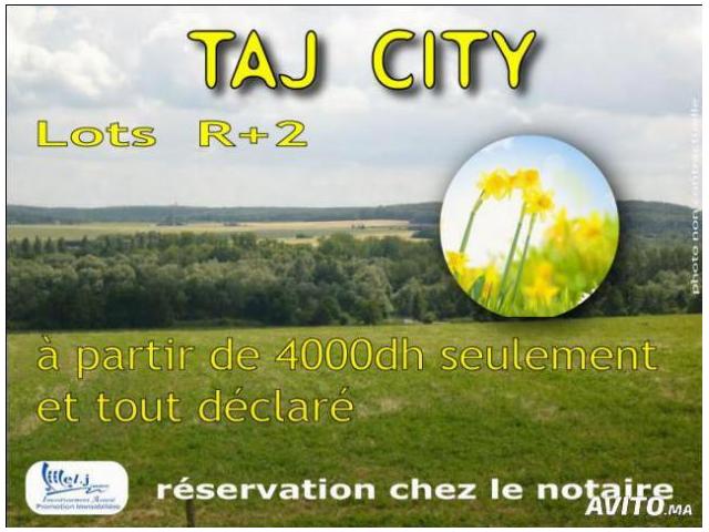 Terrain pour maison R+2 à DAR BOUAZZA