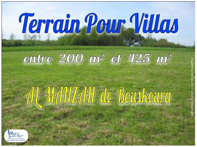 TERRAIN POUR VILLA