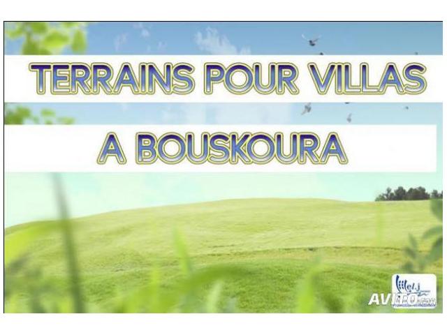 Terrain pour villa 220m²/R+1 à Bouskoura