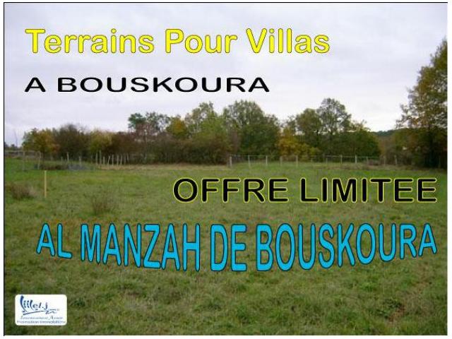 Terrain pour villa 235 m2 à BOUSKOURA