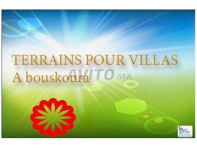 Terrain pour villa à Bouskoura
