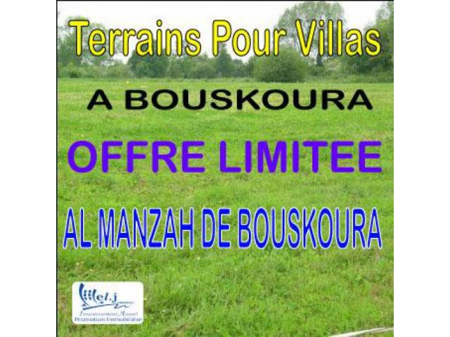 Terrain pour villa à Bouskoura