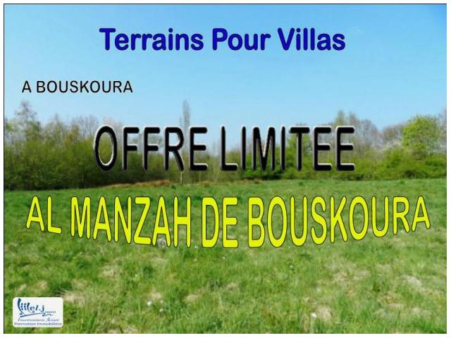 Terrain pour villa à Bouskoura