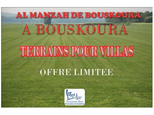 Terrain pour villa à Bouskoura