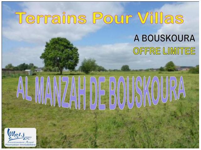 Terrain pour villa à Bouskoura