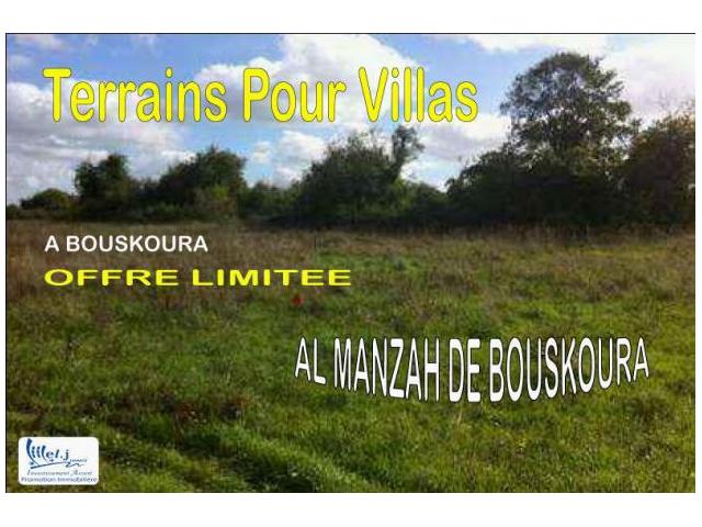 Terrain pour villa à Bouskoura