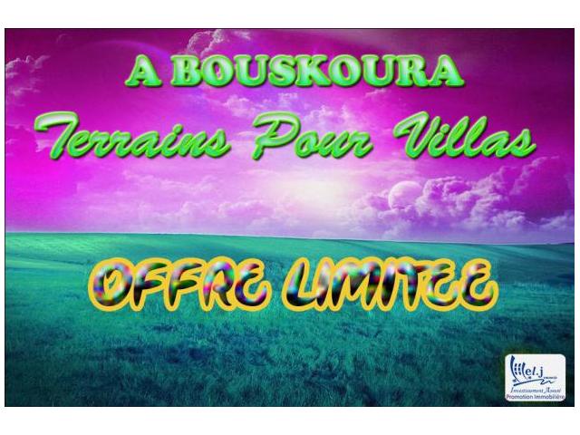 Terrain pour villa à Bouskoura
