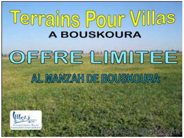 Terrain pour villa à Bouskoura