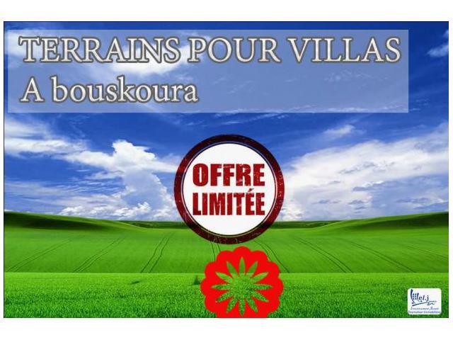 Terrain pour villa à Bouskoura