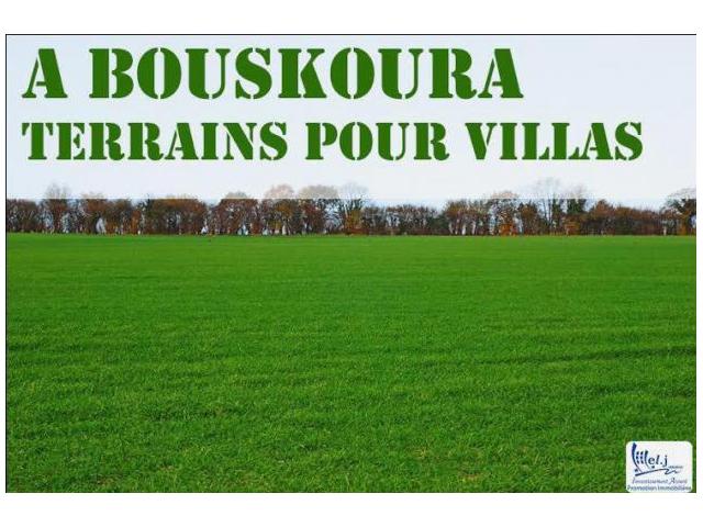 Terrain pour villa à Bouskoura