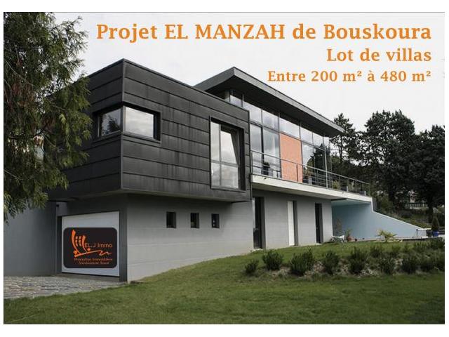 Terrain pour villa a bouskoura