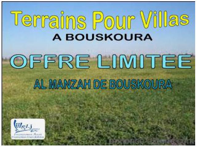 Terrain pour villa à Bouskoura