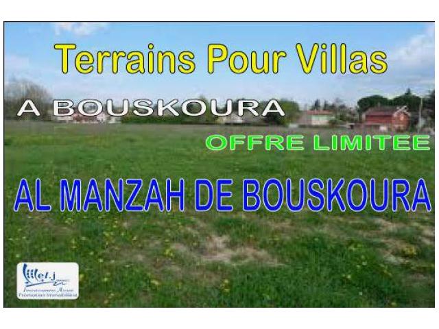 Terrain pour villa à Bouskoura