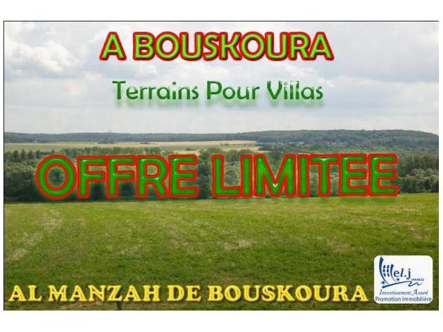Terrain pour villa à Bouskoura