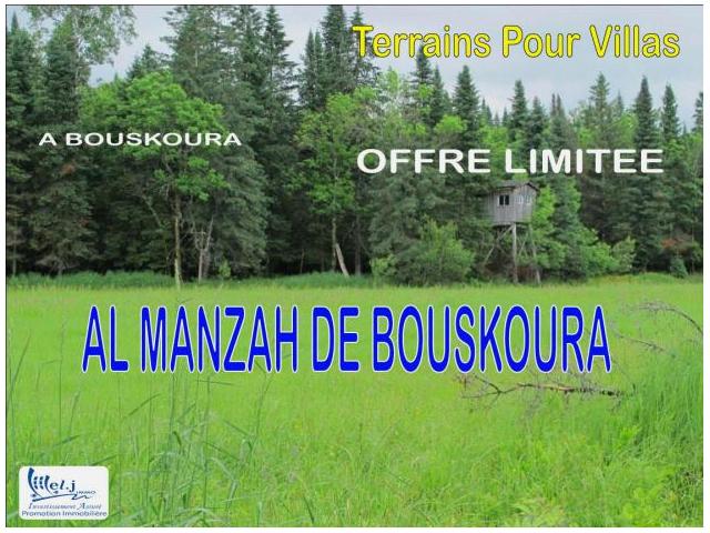 Terrain pour villa à Bouskoura