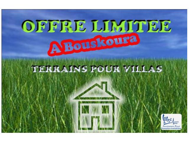 Terrain pour villa à Bouskoura
