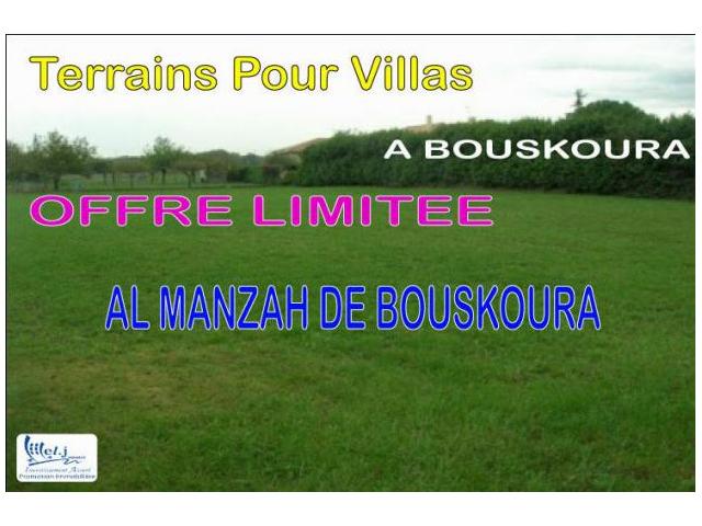Terrain pour villa à Bouskoura