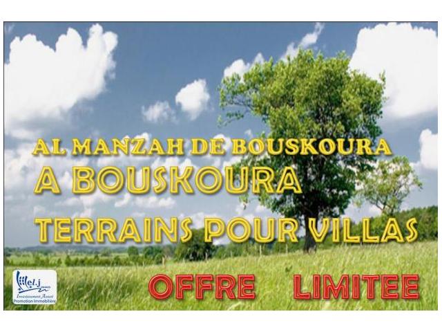 Terrain pour villa à Bouskoura