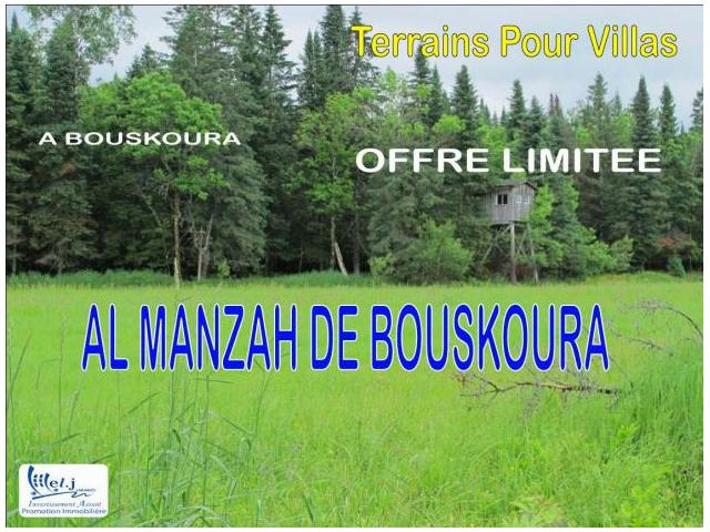 Terrain pour villa à Bouskoura 287 m2