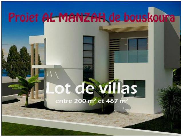TERRAIN POUR VILLA A VENDRE