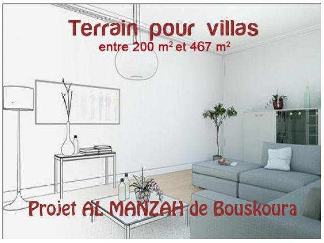 TERRAIN POUR VILLA A VENDRE