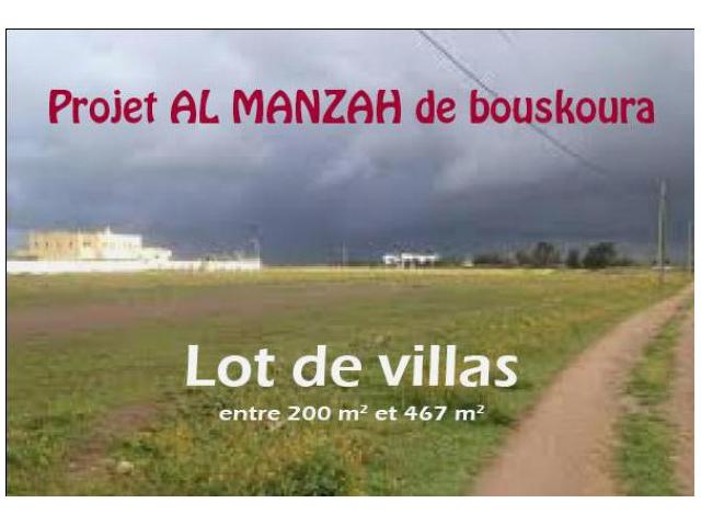 TERRAIN POUR VILLA A VENDRE