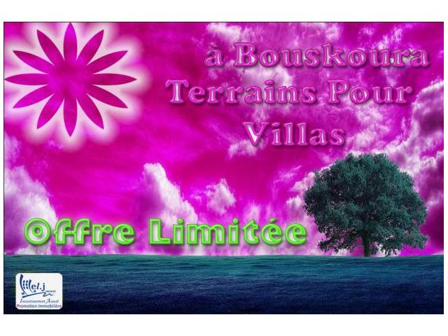 Terrain pour villa de 200 m² à Bouskoura