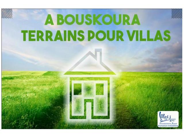 Terrain pour villa R+1 à BOUSKOURA