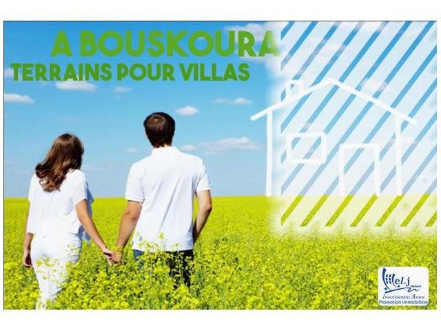 Terrain pour villa R+1 à BOUSKOURA