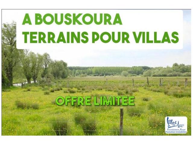 Terrain pour villa R+1 à BOUSKOURA