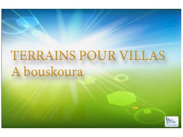 Terrain pour villa R+1 à BOUSKOURA