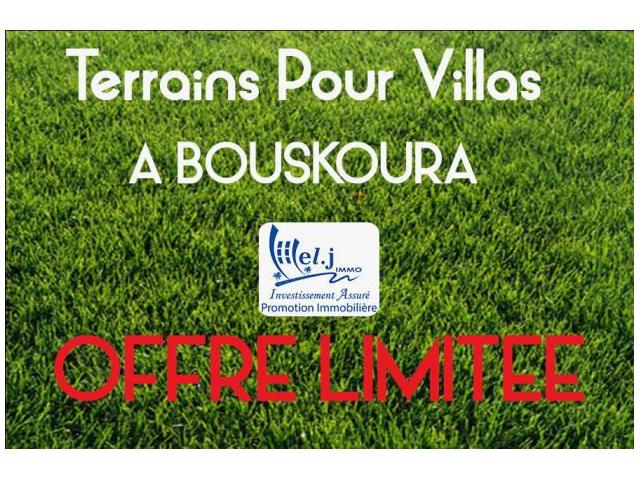 Terrain pour villa R+1 à BOUSKOURA