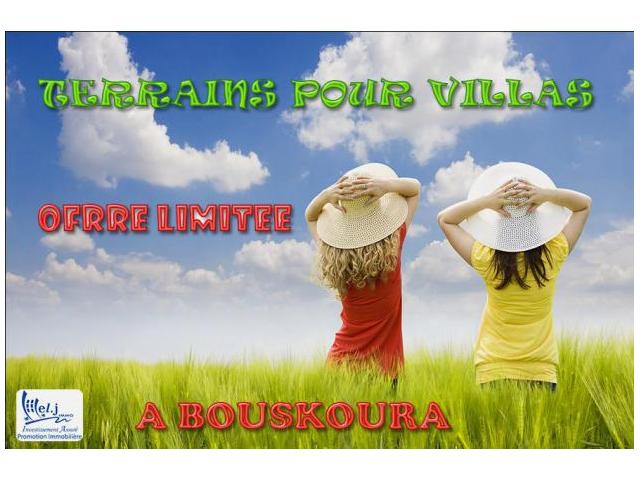 Terrain pour villa R+1 à BOUSKOURA