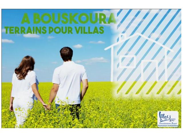 Terrain pour villa R+1 à BOUSKOURA