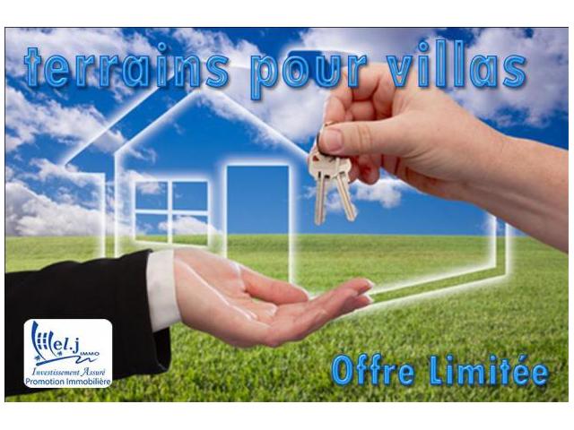 Terrain pour villa R+1 à BOUSKOURA