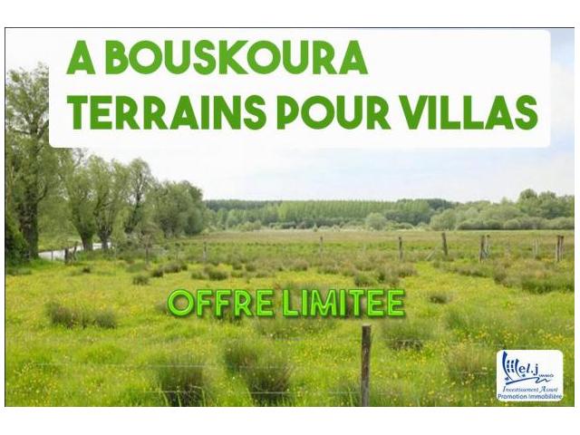 Terrain pour villa R+1 à BOUSKOURA