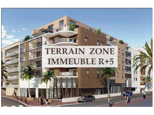 Terrain zone immeuble idéal pour projet immob