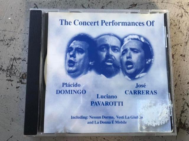 The concert performances of Domingo -Pavarotti-Carreras