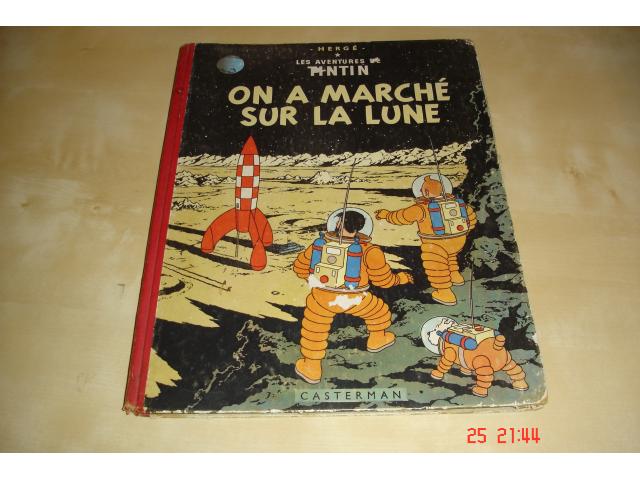 Photo Tintin On a marché sur la lune 1954 eo image 1/5