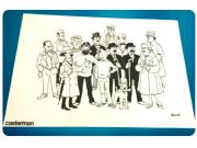 Annonce Tintin ✅ poster de la famille Hergé 1970 ❖ 38 x 55 cm