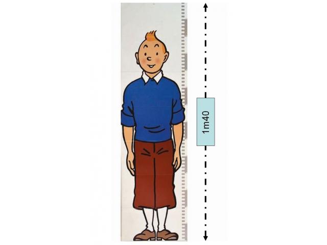 Tintin ✅ Toise pour mesurer la croissance de son enfant  1999