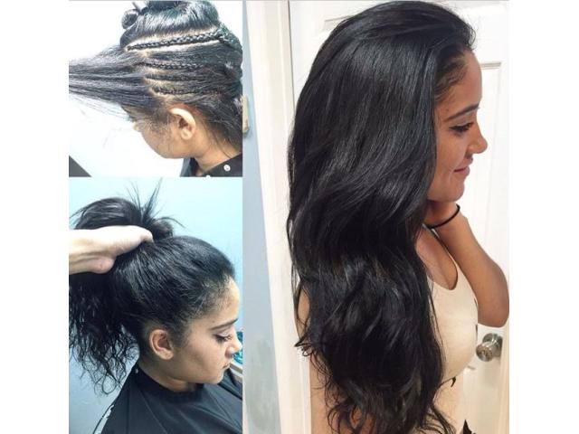 Tissage ouvert et fermé pour tout type de cheveux