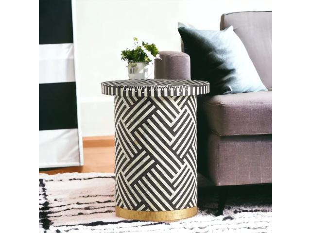 Totally Bone Inlay: Side Tables & End Tables