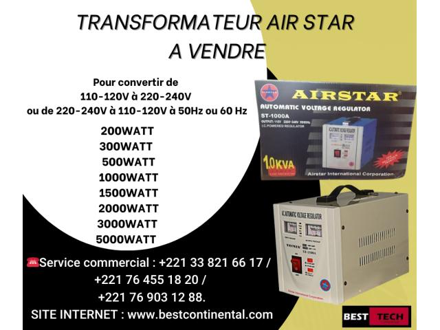 TRANSFORMATEUR AIR STAR A VENDRE AU SENEGAL A BON PRIX