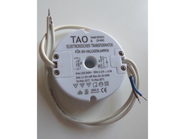 Transformateur halogène TAO 230/12/20-60W