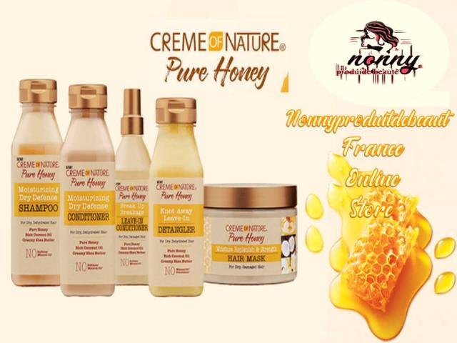Translate from: French 1414/5000 Collection de produits de miel pur Creme of Nature