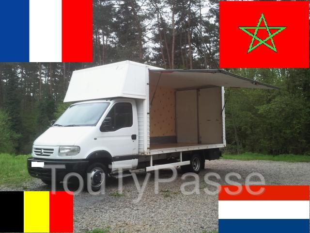 Photo transport colis bagage belgique france maroc europe image 1/2