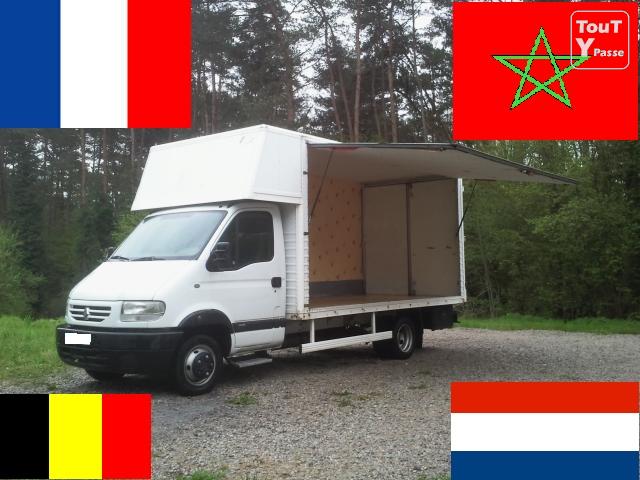 Transportez vos bagage colis marchandise  Maroc  / Europe