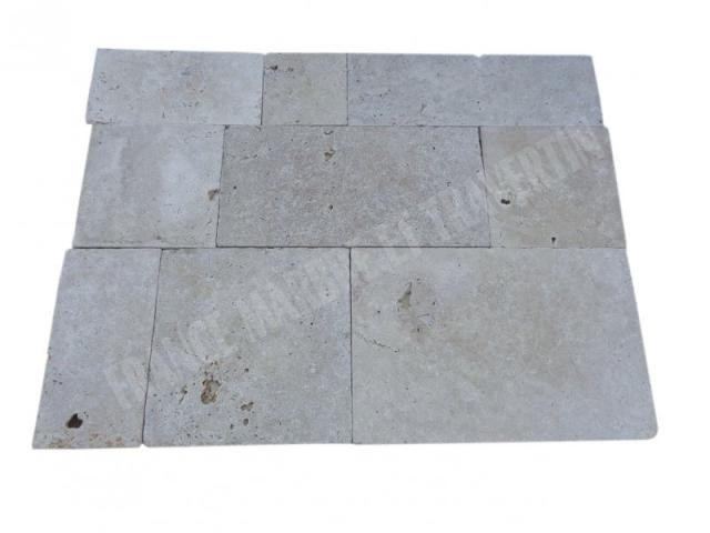 Travertin Beige Nuance 3 Largeur Mixte 2 Longueur